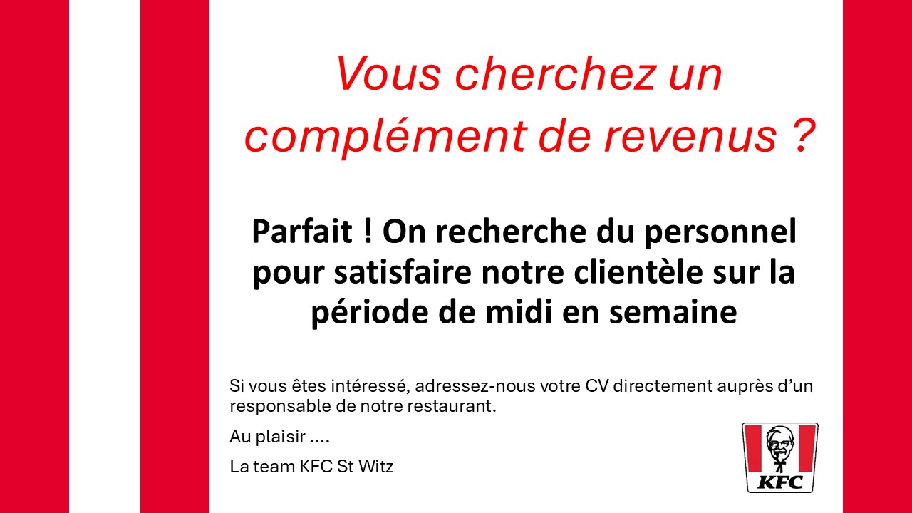 Recrutement KFC